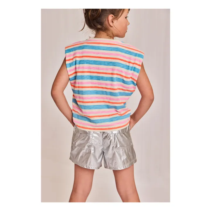 Lora Recycled Fiber T-Shirt | Light blue- Product image n°2