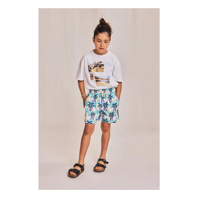 Badeshorts Safari | Hellblau