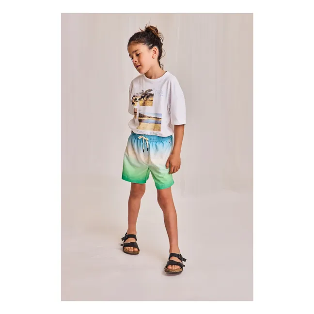 Gradient Bath Short | Green