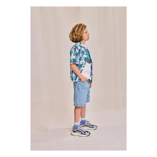 Chemise Hawaiian Safari | Bleu ciel