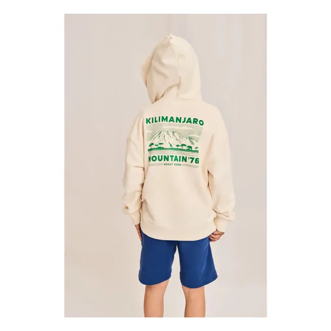 Eldo recycled fiber sweatshirt | Ecru