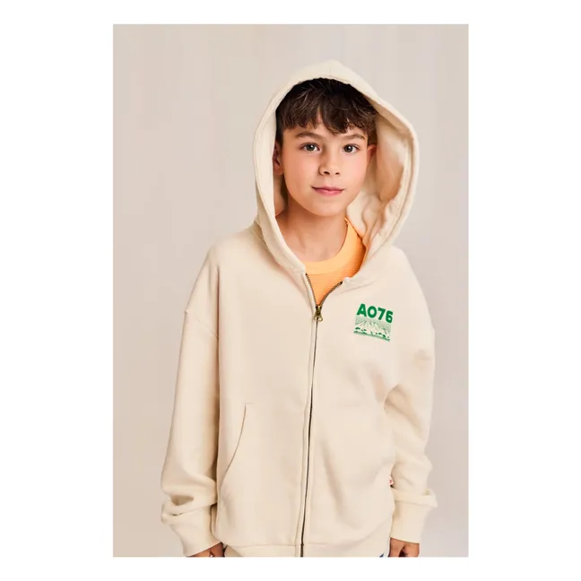 Eldo recycled fiber sweatshirt | Ecru