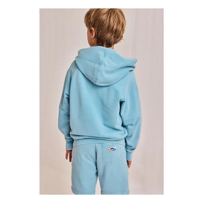 Sudadera con capucha Clyde Fibras recicladas | Azul Cielo