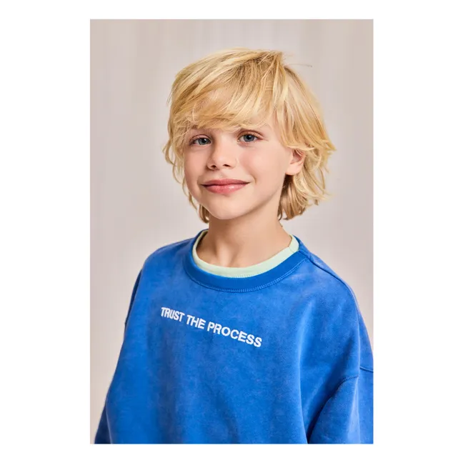 Sweatshirt Oscar Recycelte Fasern | Blau