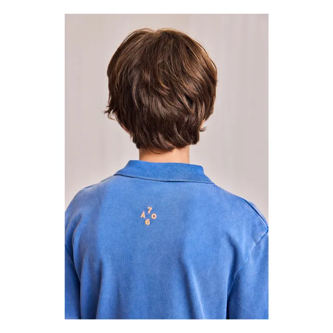 Polo Otsan Recycled Fibers | Blue