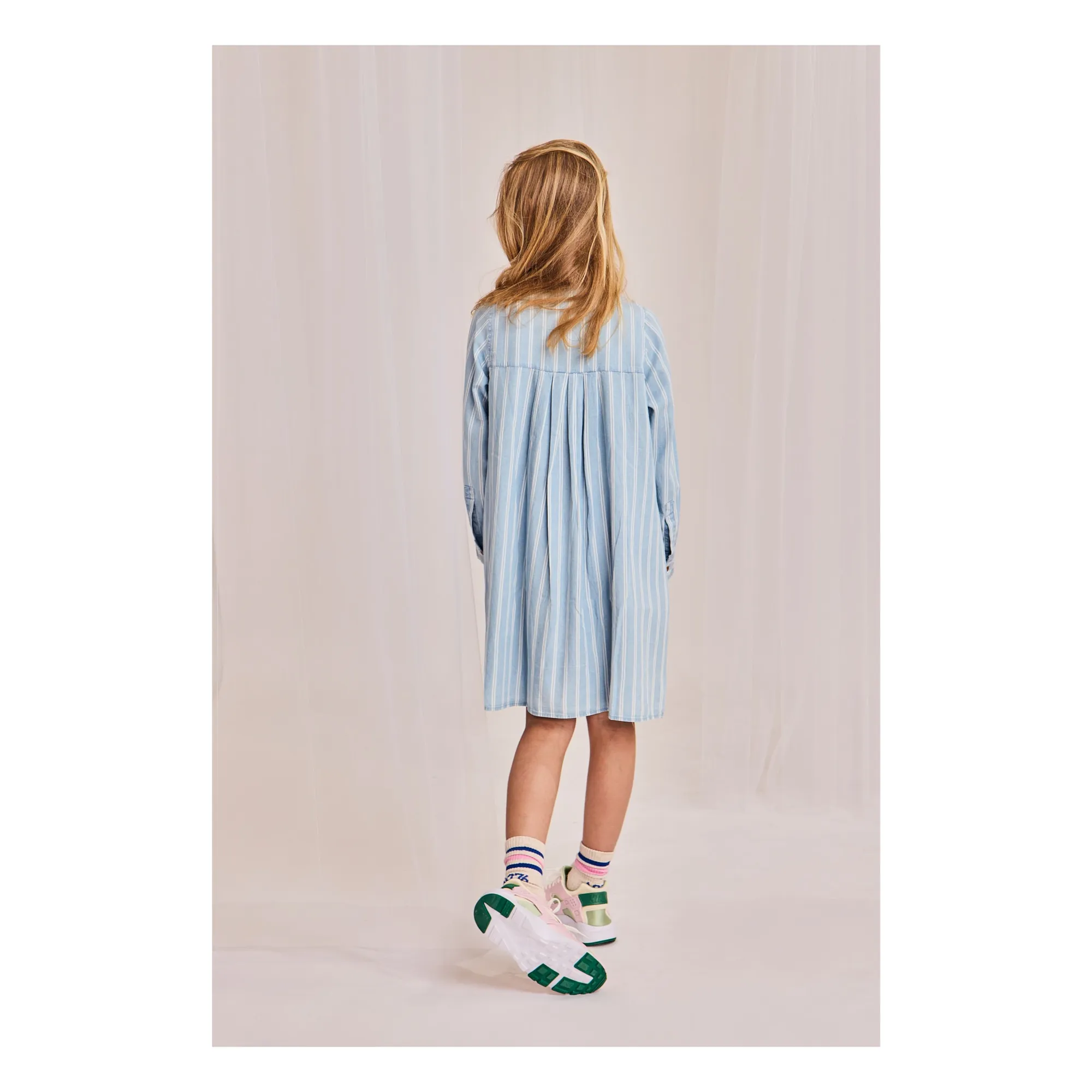 Robe Hedy Lyocell | Bleu ciel- Image produit n°4