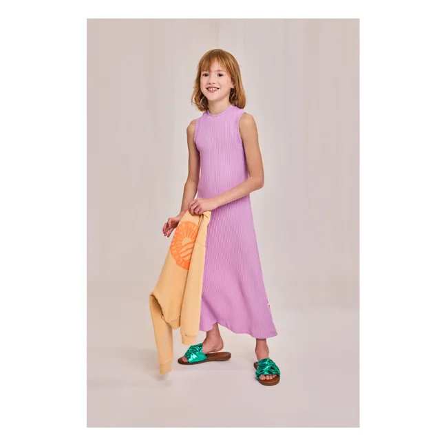 Jo Kleid aus recycelten Fasern | Flieder