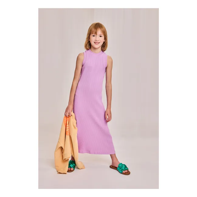 Jo Kleid aus recycelten Fasern | Flieder