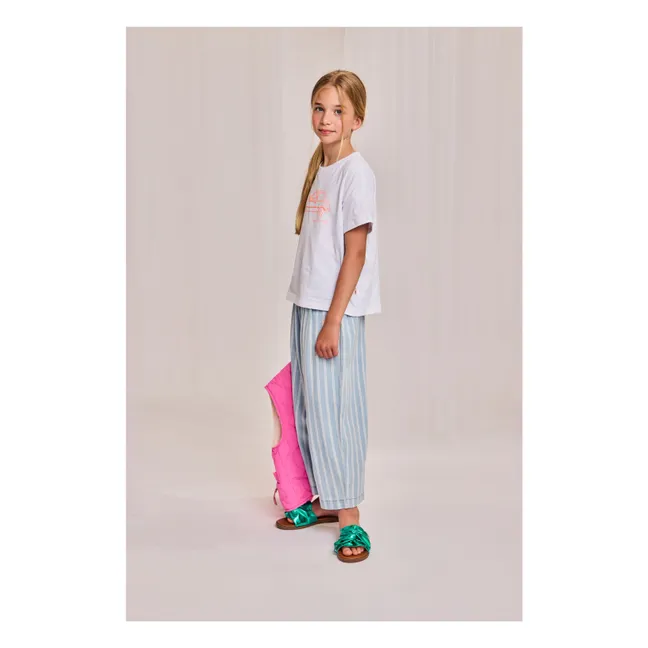 Pantaloni Asa in lyocell | Azzurro