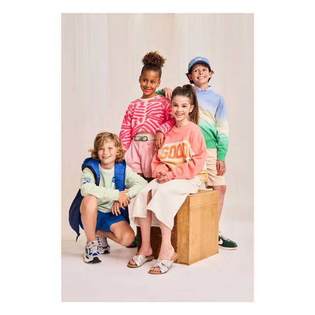 Letta Recycled Fiber Sweatshirt | Coral