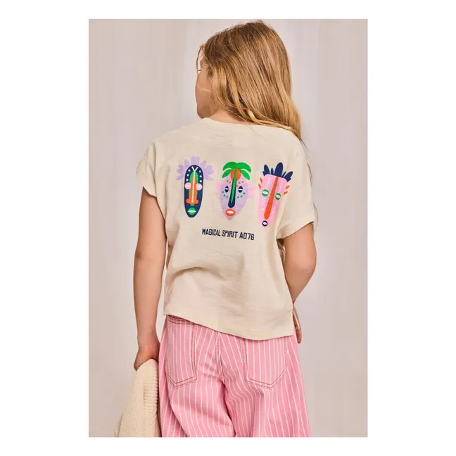 Camiseta Bo Fibras recicladas | Crudo
