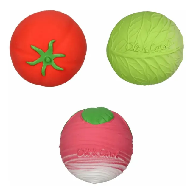 Vegetable Salad Sensory Balls - Set of 3