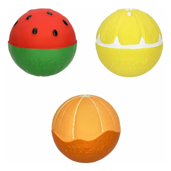 Sensorische Bälle Obstsalat - 3er-Set
