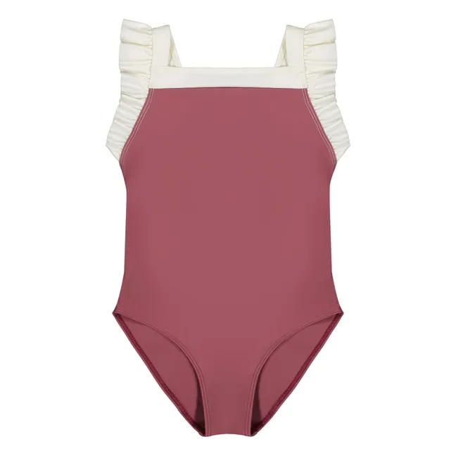 Maillot de Bain Lauren Fibres Recyclées | Pourpre