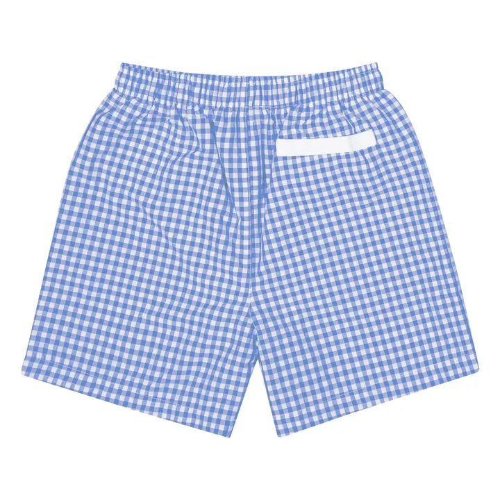 Short de Bain Diego Vichy | Bleu- Image produit n°3
