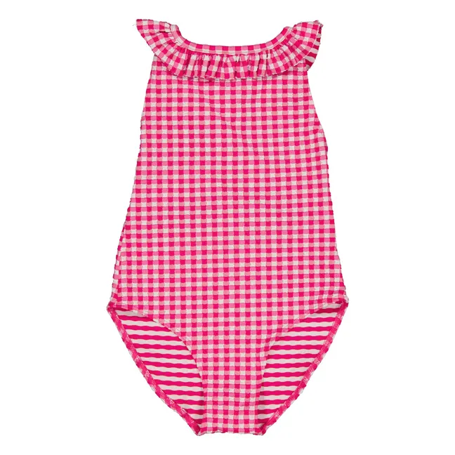 Maillot de Bain Alba Vichy | Rose fuschia