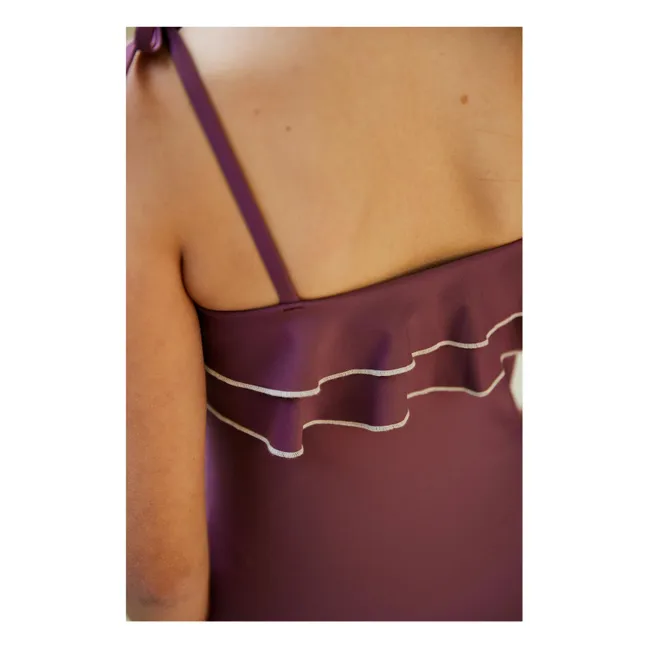 Fantine Recycled Fiber Swimsuit | Crimson