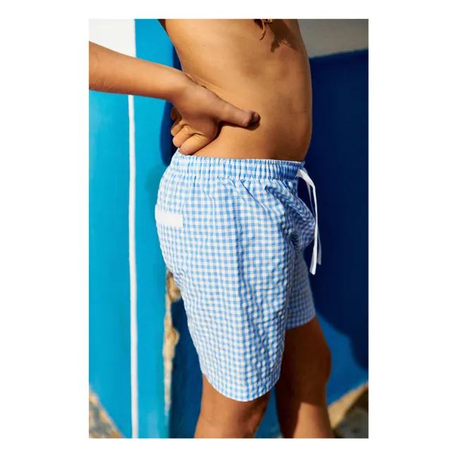 Pantaloncini da bagno Diego Vichy | Blu
