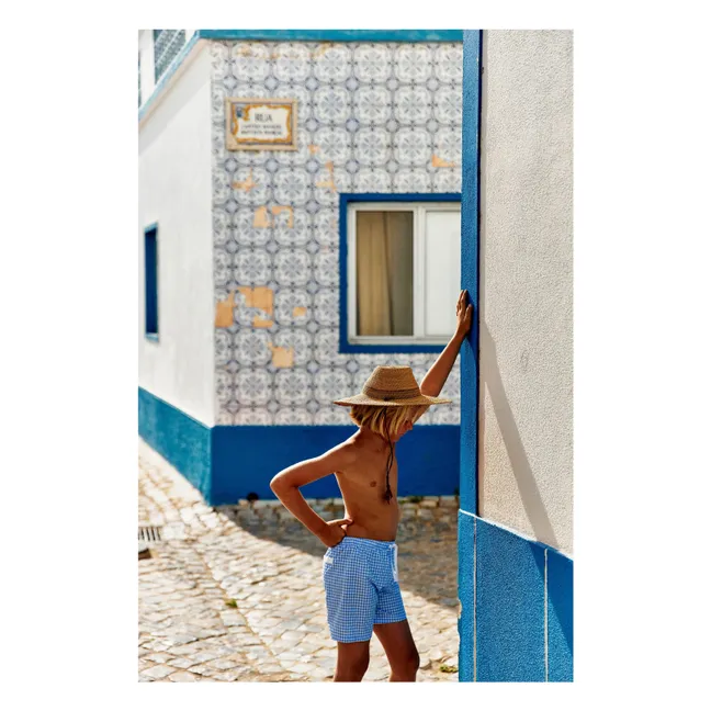 Pantaloncini da bagno Diego Vichy | Blu