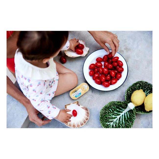 Daisy Strawberry Swimsuit | Beige