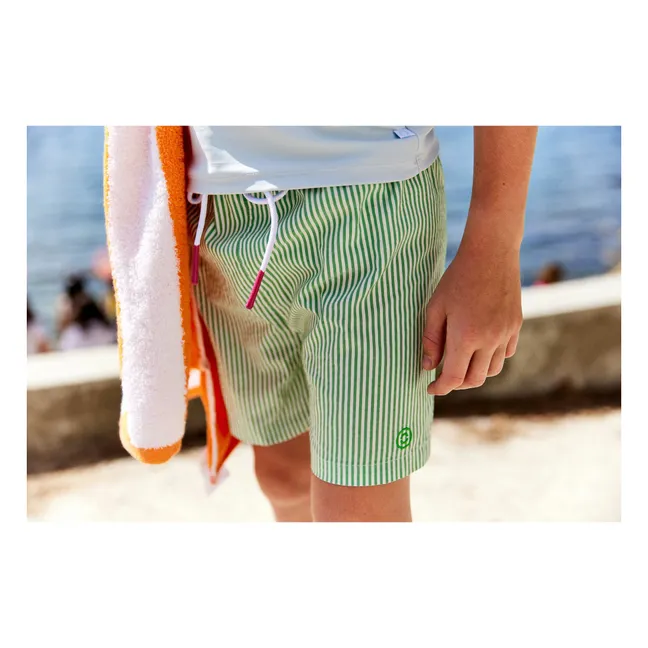 Bañador de rayas Comporta | Verde