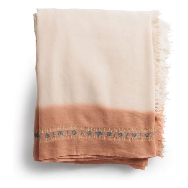 Couvre-lit en laine Sogno | Rose