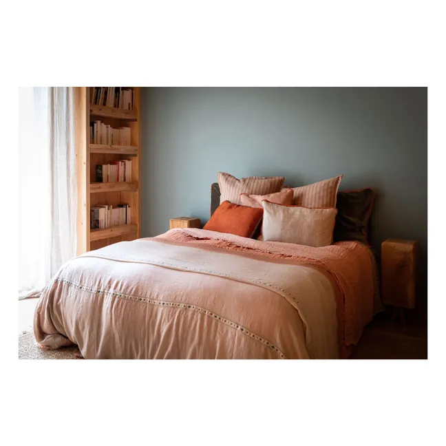 Couvre-lit en laine Sogno | Rose