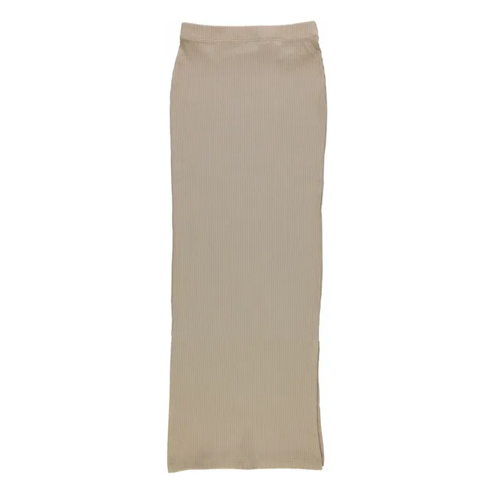 Jupe Côtelée Hydrangée - Collection Femme | Vert olive- Image produit n°0