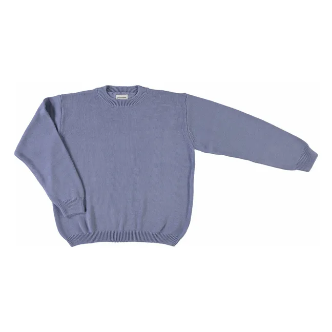 Pullover Tee Bio-Baumwolle - Damenkollektion | Dunkelblau
