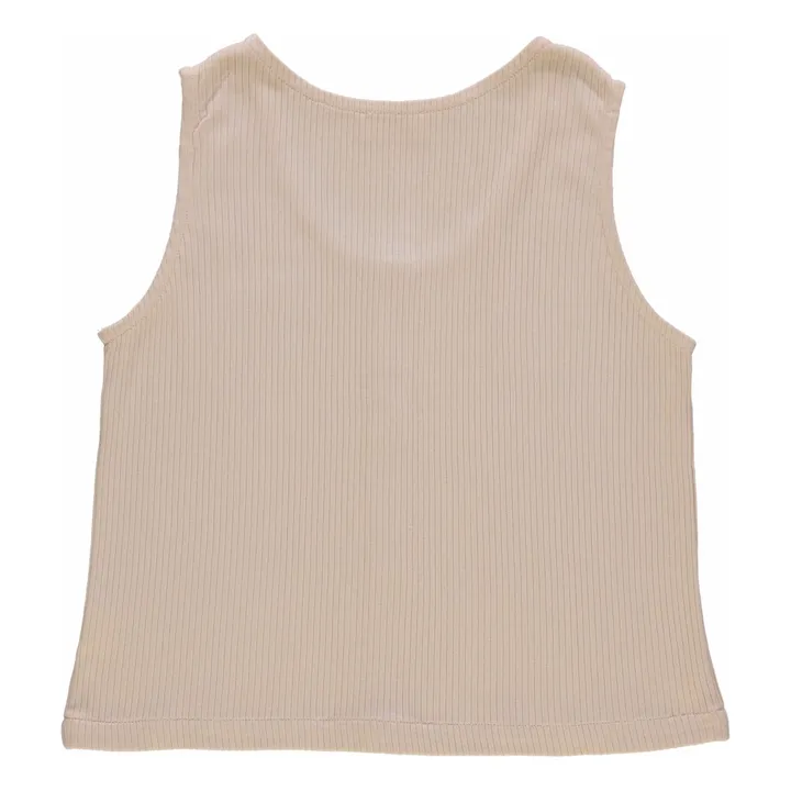 Débardeur Côtelé Dille - Collection Femme | Beige- Image produit n°3
