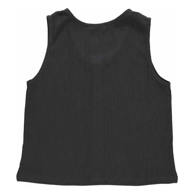 Dille Rib Tank Top - Women's Collection | Black