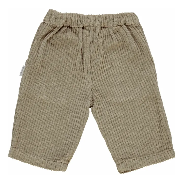 Pantalon Pomelos Double Gaze de Coton Bio | Vert olive- Image produit n°1