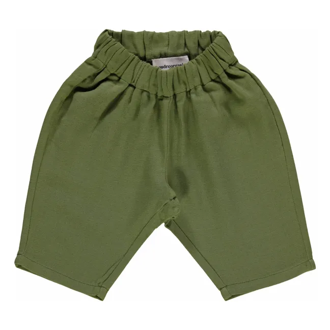 Adiante Doppel Gaze Hose aus Bio-Baumwolle | Khaki