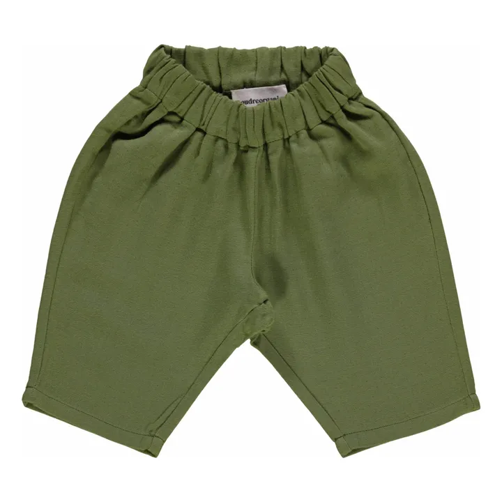 Pantalon Adiante Double Gaze de Coton Bio | Vert kaki- Image produit n°0