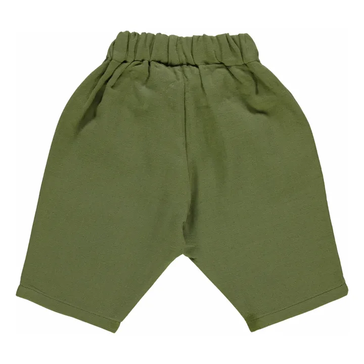 Pantalon Adiante Double Gaze de Coton Bio | Vert kaki- Image produit n°3