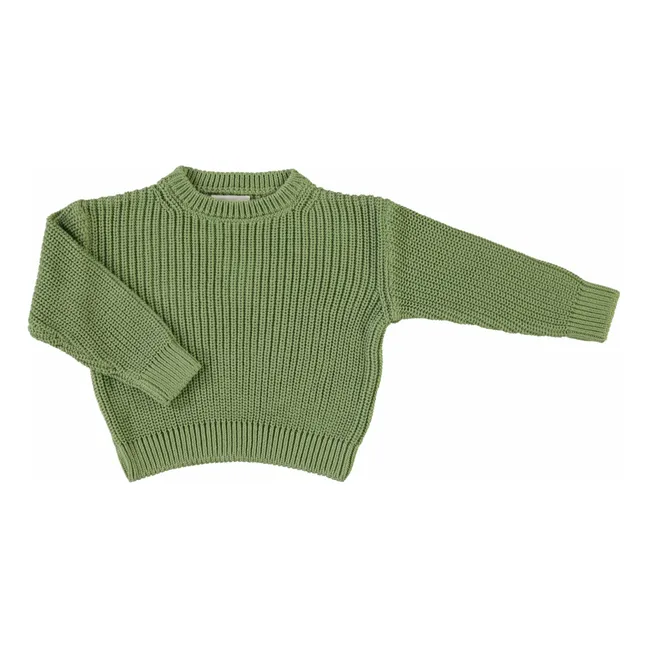 Jersey de algodón ecológico Dandelion | Verde