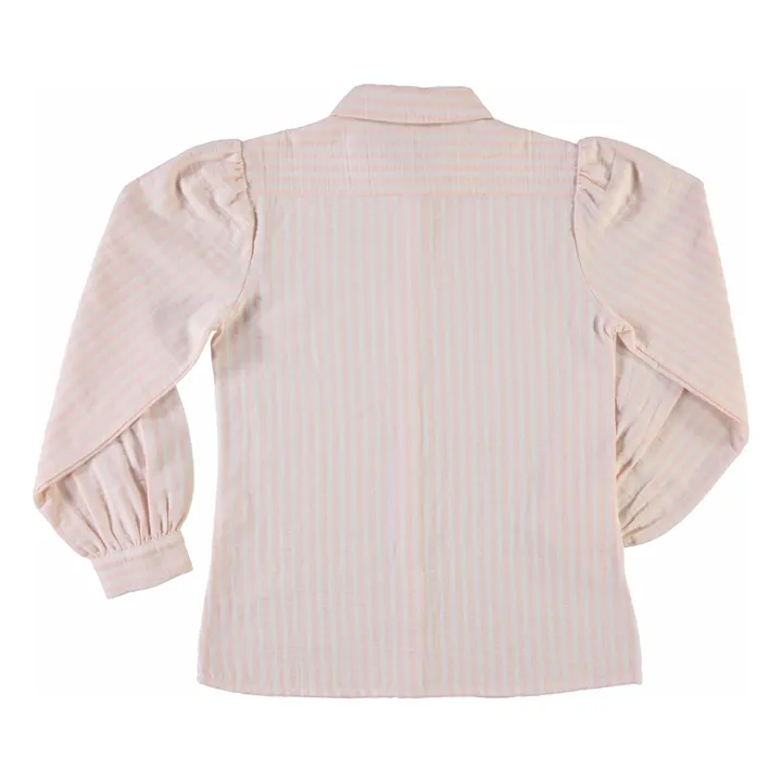 Blouse Bambou Rayée Coton Bio | Jaune- Image produit n°1