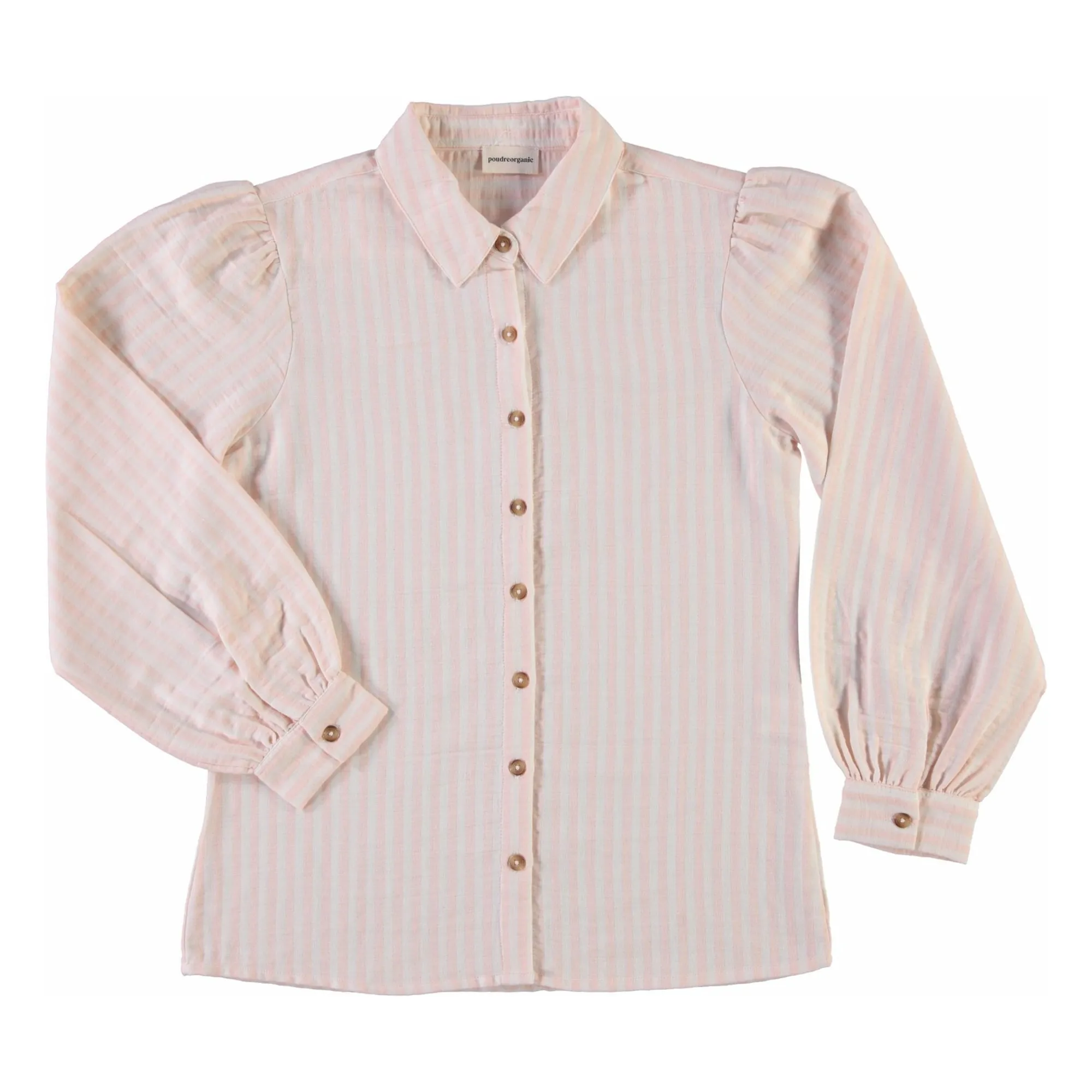Poudre Organic Yellow Striped Bamboo Blouse Organic Cotton