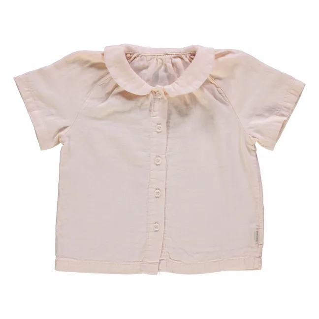 Blouse Ancolie Double Gaze de Coton Bio | Rose poudré
