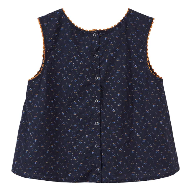 Top Guisante | Azul Marino