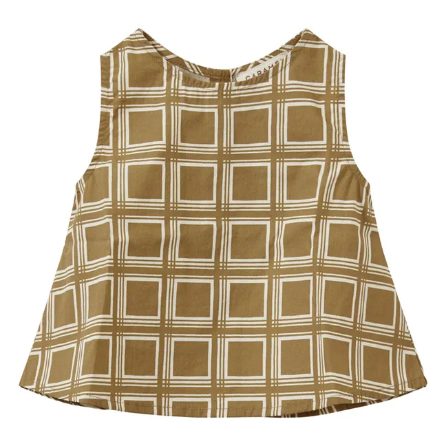 Ensemble Lettuce Top et Short | Marron