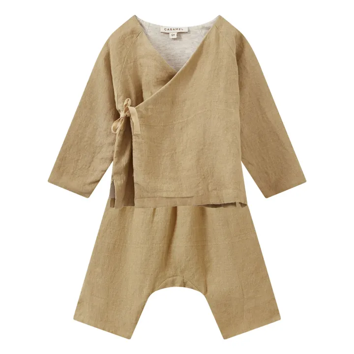 Ensemble Pochard T-shirt et Pantalon | Beige- Image produit n°0