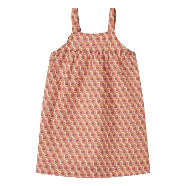 Robe Ibera Carreaux | Corail