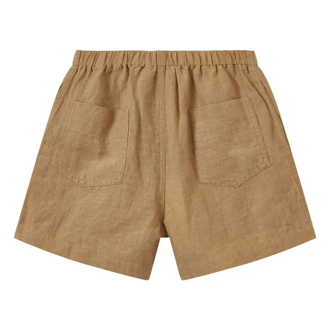 Bamboo Shirt &amp; Shorts Set | Beige