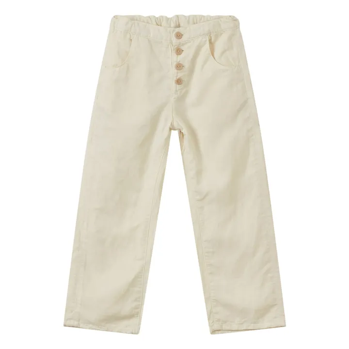 Pantalon Erodium | Ecru- Image produit n°0