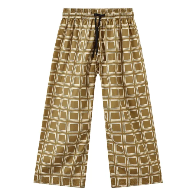 Judo-Hose Kariert | Braun