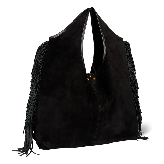 Paco Bolsa de terciopelo | Negro