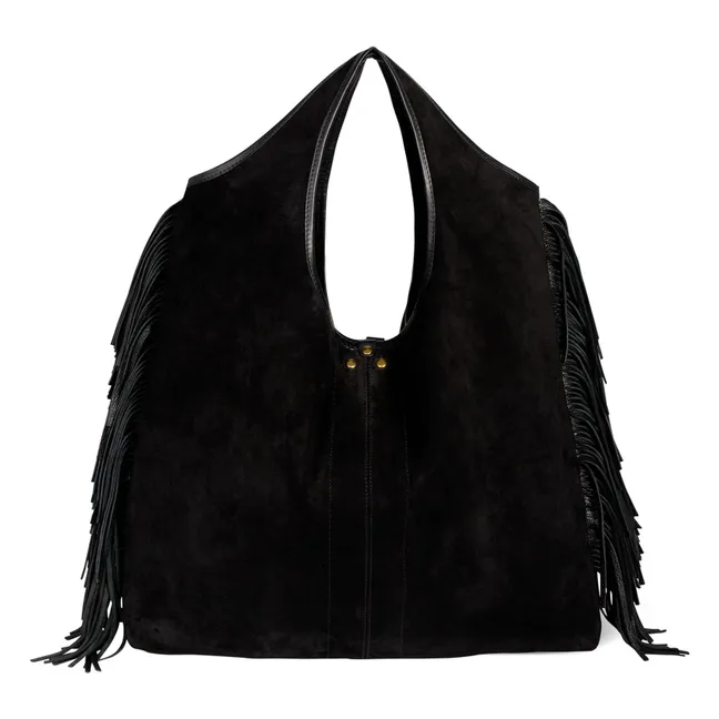 Paco Bolsa de terciopelo | Negro