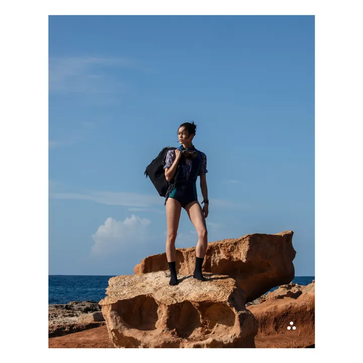 Sac Paco Croûte Velours | Noir- Image produit n°2