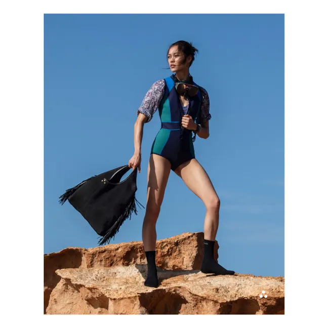 Paco Bolsa de terciopelo | Negro